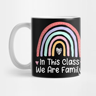 In This Class We Are Family Student Teacher Back To School Mug